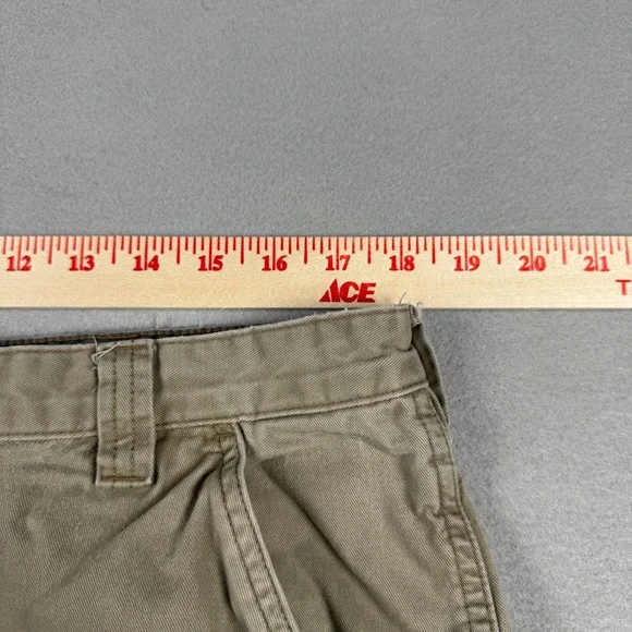 Wrangler WRG Jeans Co Mens Cargo Pants Khaki Tan 36x30 Utility Workwear Pockets - Picture 6 of 8